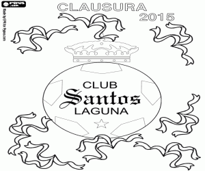 Santos Laguna, Clausura 2015 coloring page