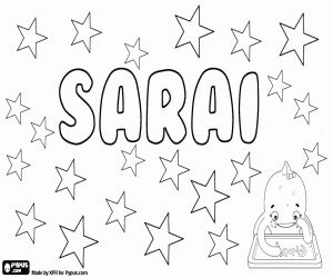 Sarai, variant of Saray coloring page