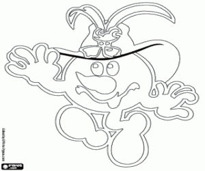 Schneemandl, Innsbruck 1976 mascot coloring page