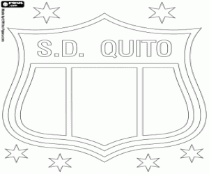 SD Quito, Deportivo Quito badge coloring page