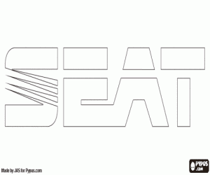 SEAT, old emblem coloring page