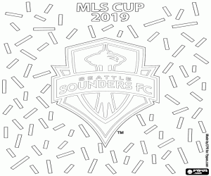 Seattle Sounders, 2019 MLS Cup coloring page