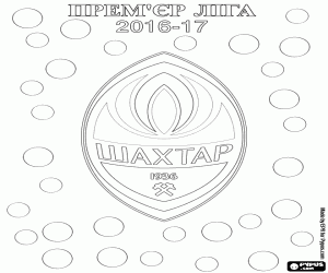 Shakhtar Donetsk, 2016-2017 champion coloring page