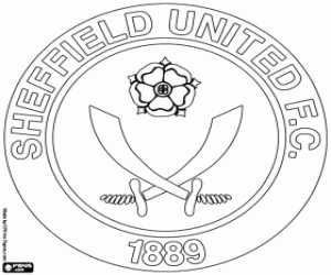 Sheffield United logo coloring page
