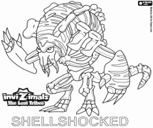 Shellshocked, Invizimals The Lost Tribes coloring page