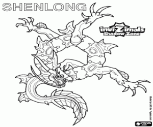 Shenlong, Invizimals Shadow Zone coloring page