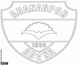 Shield of Adanaspor coloring page