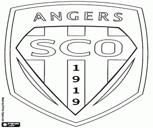 Shield of Angers SCO coloring page