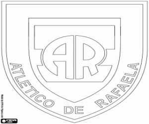 Shield of Atlético de Rafaela coloring page