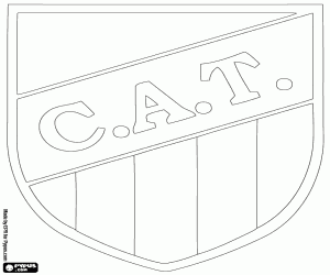 Shield of Atlético Tucumán coloring page