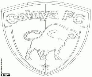 Shield of Celaya FC coloring page