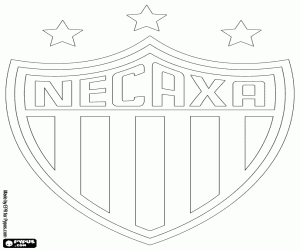 Shield of the Club Necaxa coloring page