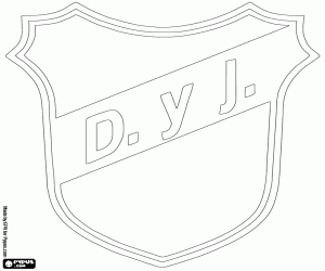 Shield of Defensa y Justicia coloring page