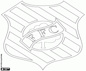 Shield of Figueirense FC coloring page