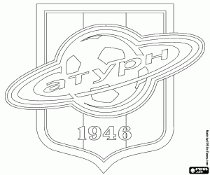 Shield of FK Saturn Ramenskoye coloring page