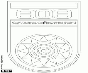 Shield of FK Ufa coloring page