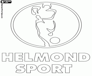 Shield of Helmond Sport coloring page