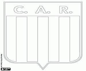 Shield of Racing de Córdoba coloring page