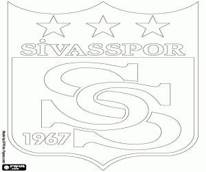 Shield of Sivasspor coloring page