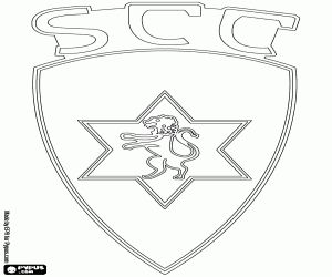 Shield of Sporting Covilhã coloring page