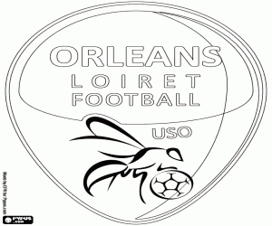 Shield of US Orléans coloring page