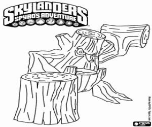 Skylander Stump Smash coloring page