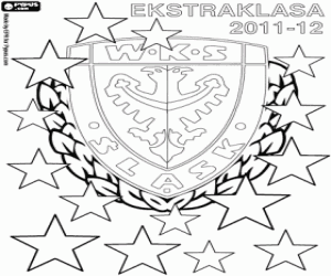 Slask Wroclaw, champion 2011-2012 coloring page