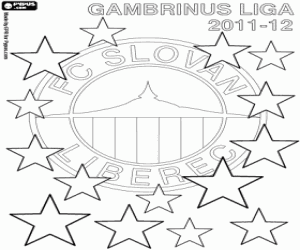 Slovan Liberec, champion 2011-2012 coloring page
