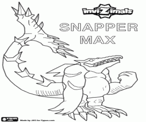 Snapper Max, Invizimals coloring page
