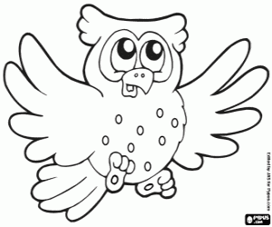 Snowy Owl coloring page