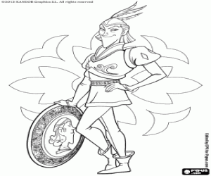 Sota, a movie character coloring page