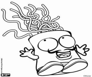 Spew-ghetti de Trash Pack coloring page