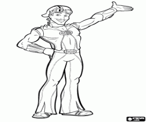 Sportacus, character of Lazy Town coloring page