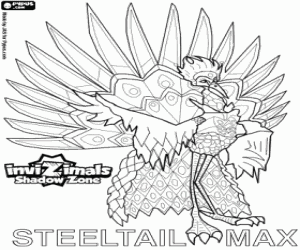 Steeltail Max,Invizimals Shadow Zone coloring page