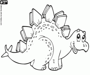 Stegosaurus coloring page