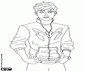 The student Maxwell McGrath coloring page
