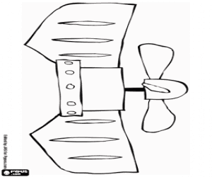The submarine rudder coloring page