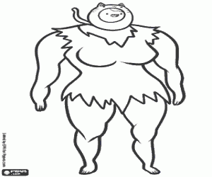 Susan Strong from Adventure Time coloring page