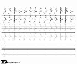 The syllable FI to write coloring page