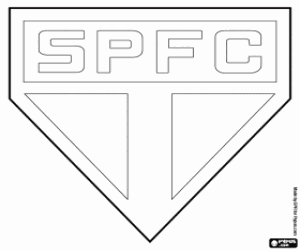 São Paulo FC emblem coloring page