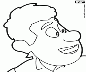 Tad, the dreamy mason coloring page