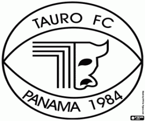 Tauro FC badge coloring page