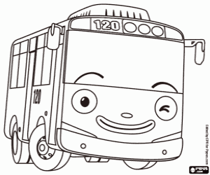 Tayo The Little Bus coloring page