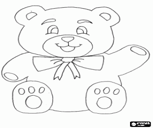 Teddy Bear coloring page