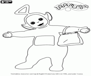 Teletubbies Tinky Winky coloring page