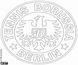 Tennis Borussia Berlin shield coloring page