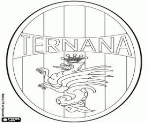 Ternana Calcio logo coloring page