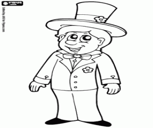 The bridegroom coloring page