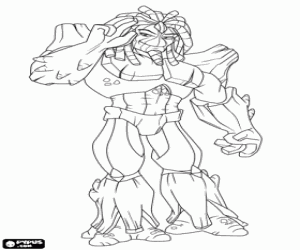 The Lord of the Forest coloring page