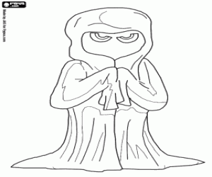 The mysterious and evil Dr. Cuddlesx coloring page